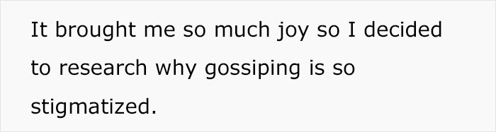 Woman Explains Why Gossiping Was Stigmatized By Men And Many Agree Her Opinion Has Great Points Woman Explains Why Gossiping Was Stigmatized By Men And Many Agree Her Opinion Has Great Points
