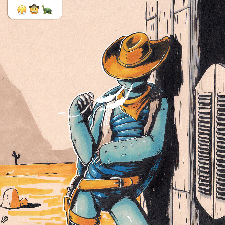 I Asked My Community Combinations Of Emojis To Make Drawings Out Of It And Here Is The Result.