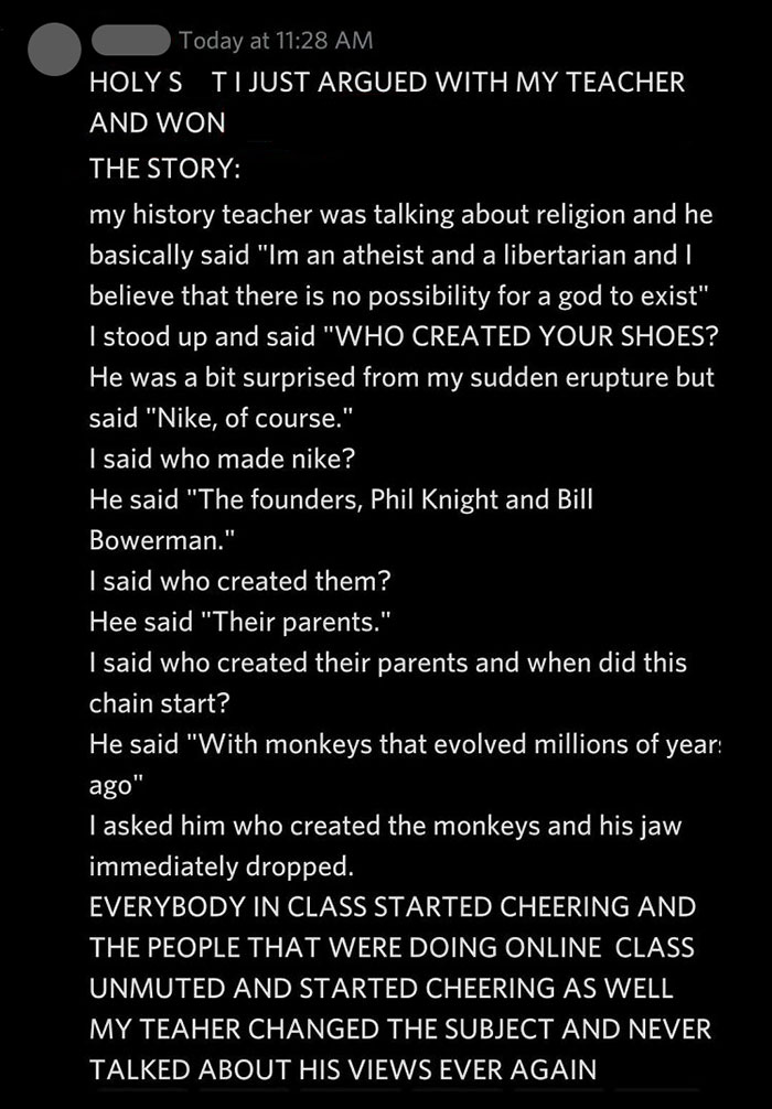 A Kid In A Discord Server I'm In Posts Sh*t Like This Sometimes. It's Almost Scary How Dumb He Thinks We Are