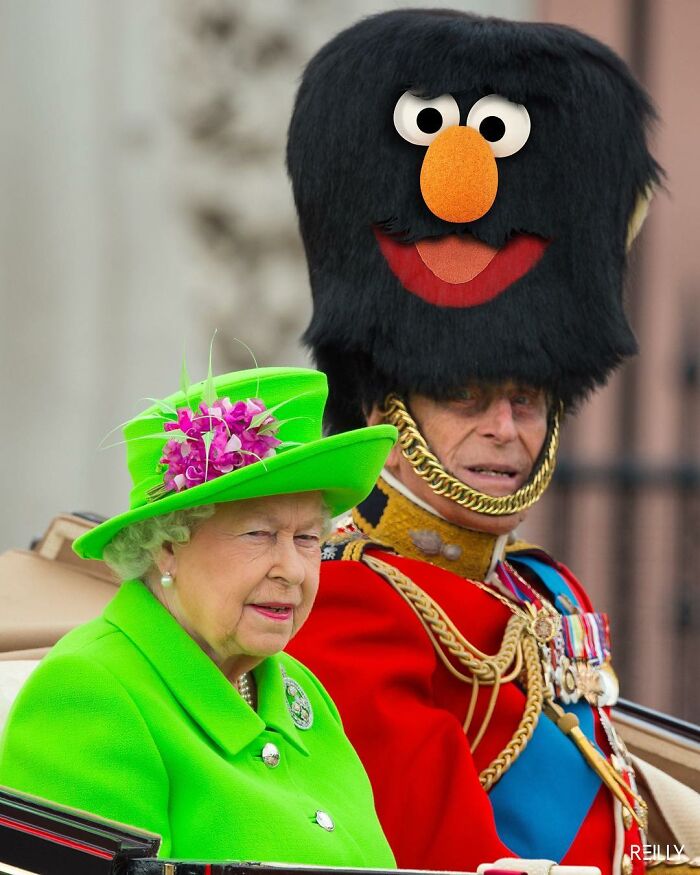 This Guy Uses Queen Elizabeth As Inspiration For His Hilarious Montages (66 Pics)