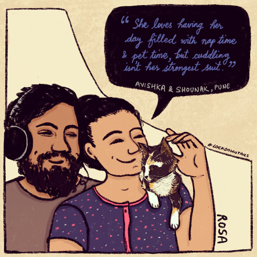 I Made A Series Of Illustrations Of Pet Parents In Lockdown