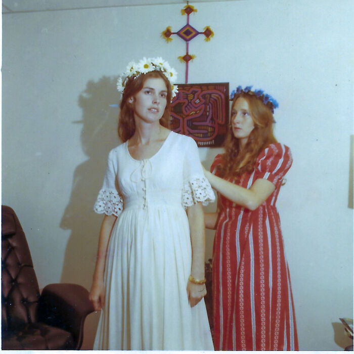 My Grandma At Her Wedding With Her BFF