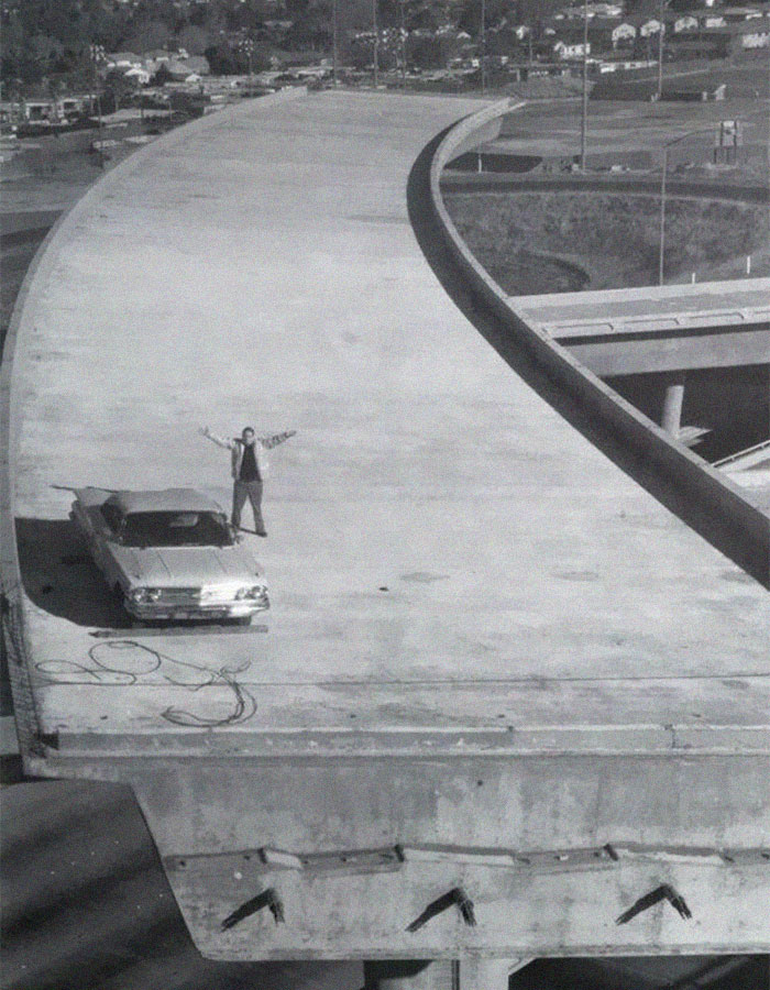 In 1976, San Jose City Councilman Joe Colla Lifted His Car With A Crane Onto One Of The Unconnected Ramps Of The I-280/I-680 Interchange To Protest It Not Being Finished. It Was Completed 5 Years Later And In 2010, Was Renamed In Honor Of Him