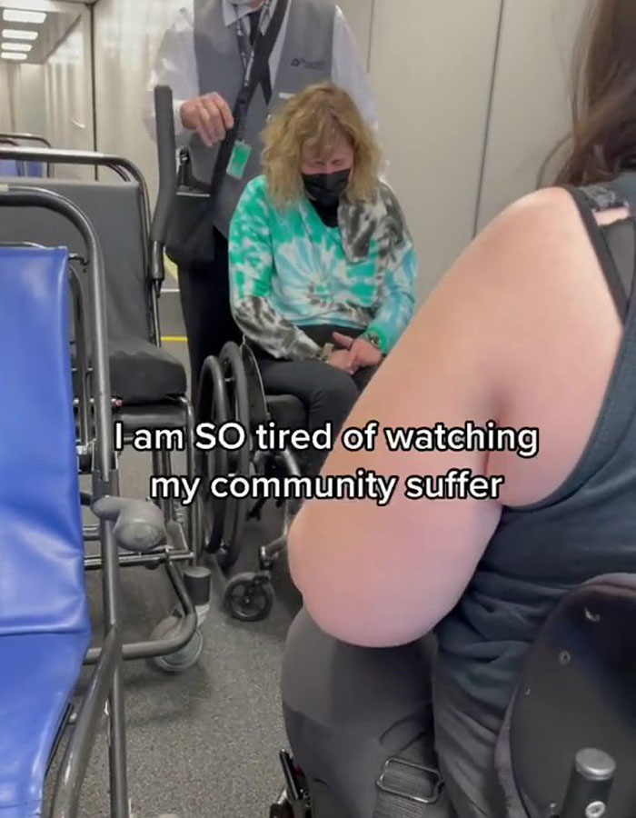 The Internet Is Calling Out Delta Airlines For Damaging This Woman’s Wheelchair And Making Her Cry