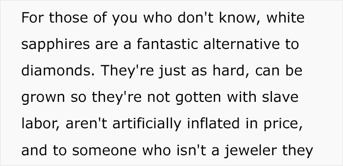 Man Gifts His Gold-Digger Girlfriend A Fake Diamond Ring, Accidentally Gets His Revenge After She Attempts To Sell It Man Gifts His Gold-Digger Girlfriend A Fake Diamond Ring, Accidentally Gets His Revenge After She Attempts To Sell It