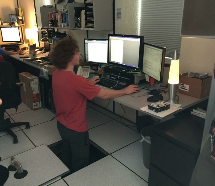 My Coworker Decided He Wanted A Standing Desk