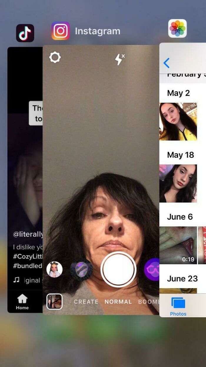 Me: Mom Do You Go Through My Phone? My Mom: No. Also My Mom: