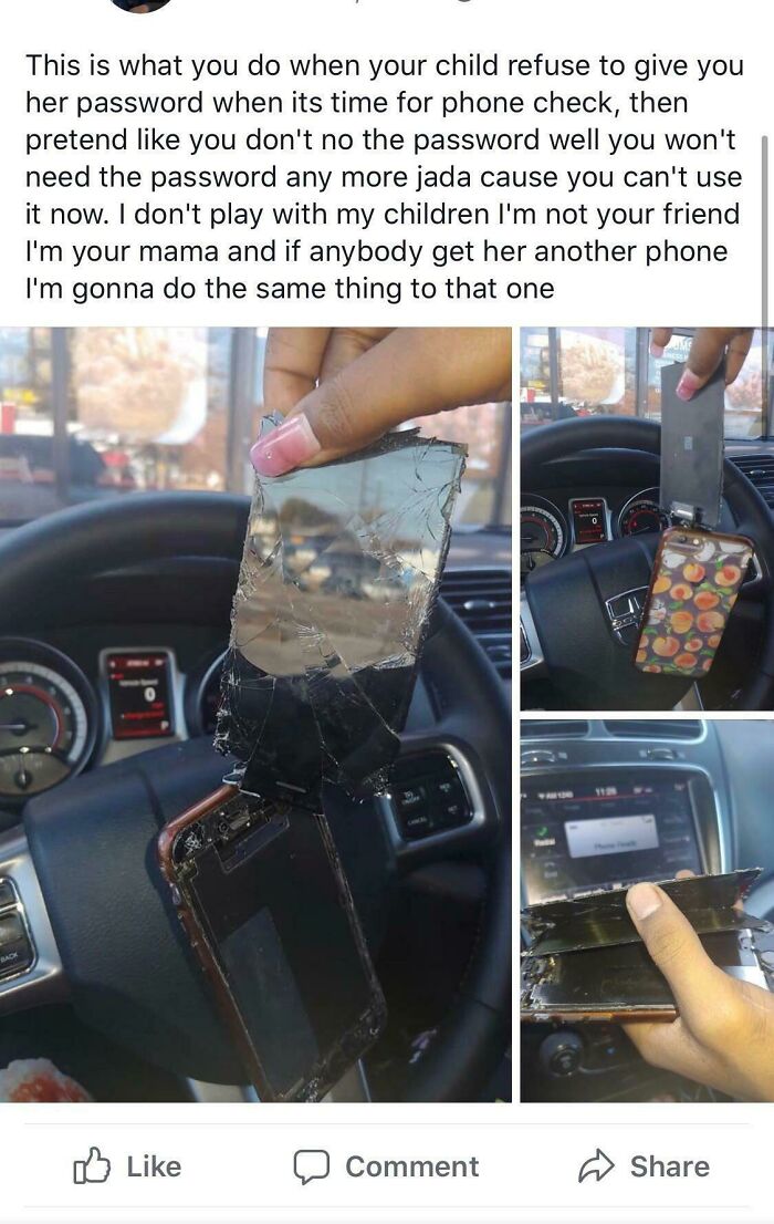 Punishing Your Kids By Destroying Their Stuff For Not Giving Up Their Privacy