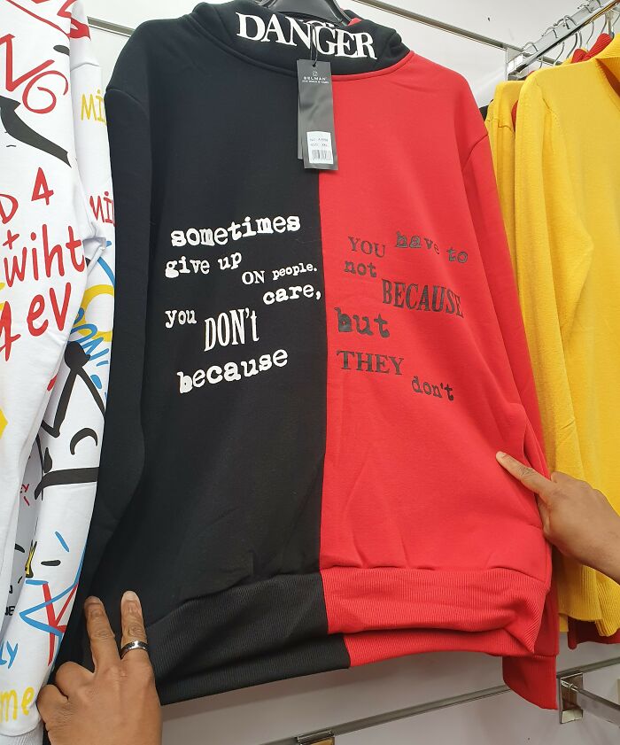 A Sweatshirt Spotted In Belgium