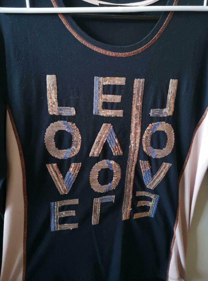 Took Me Hours To Figure Out What This Shirt My Grandmother Bought Was Supposed To Say