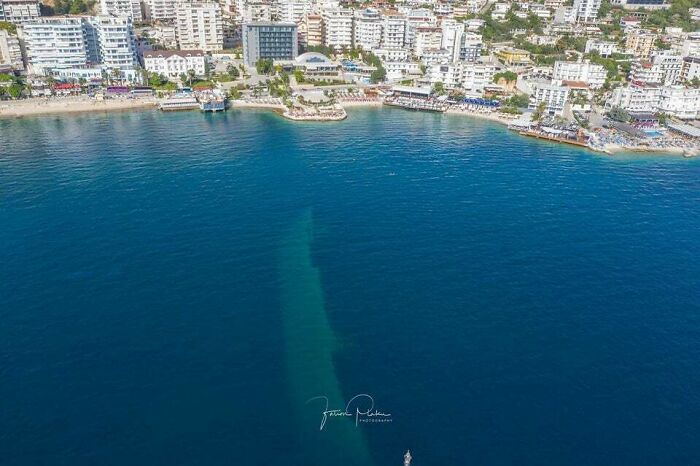 Italian Wwii Cargo Ship Ss Probitas, Sunken In The Bay Of Sarandë, Albania