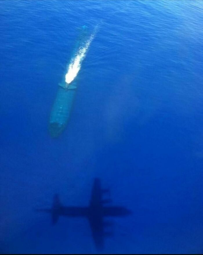 Sub At Periscope Depth