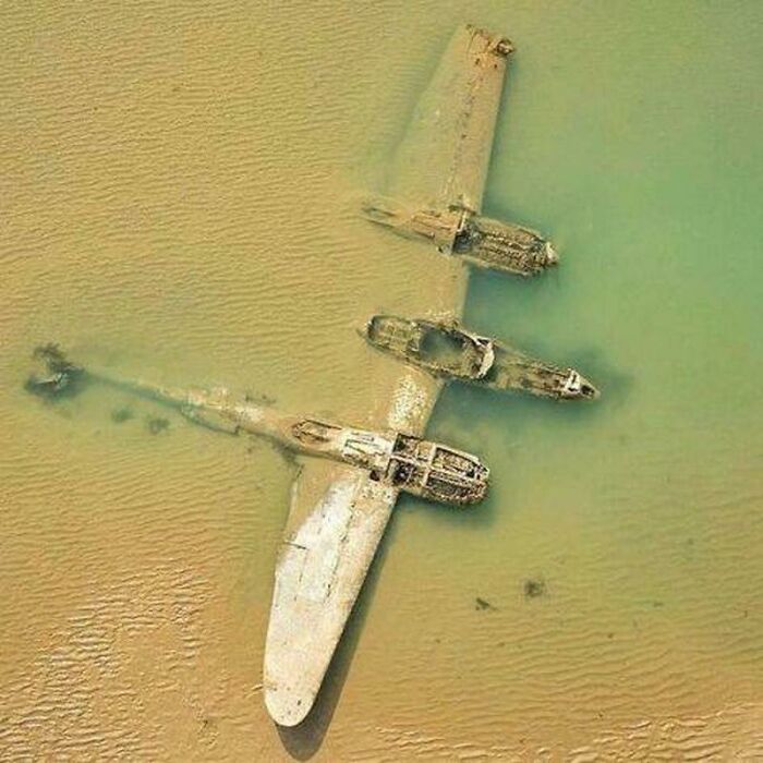 Ww2 Plane Crash Found On A Welsh Beach