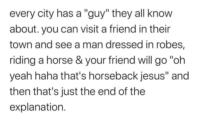 Horseback Jesus