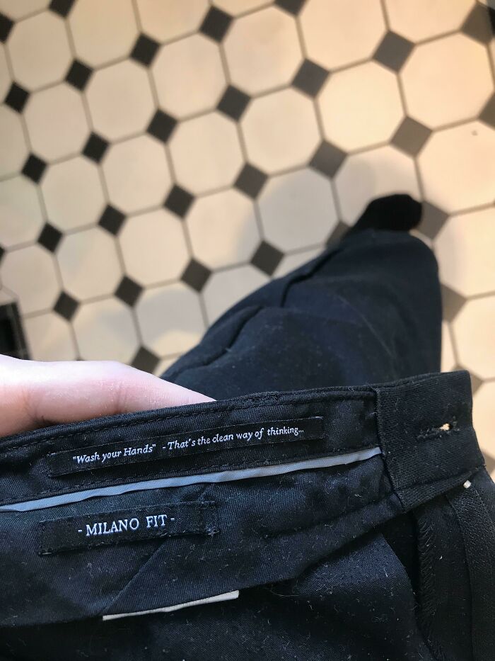 A Handy Little Message In My Pants