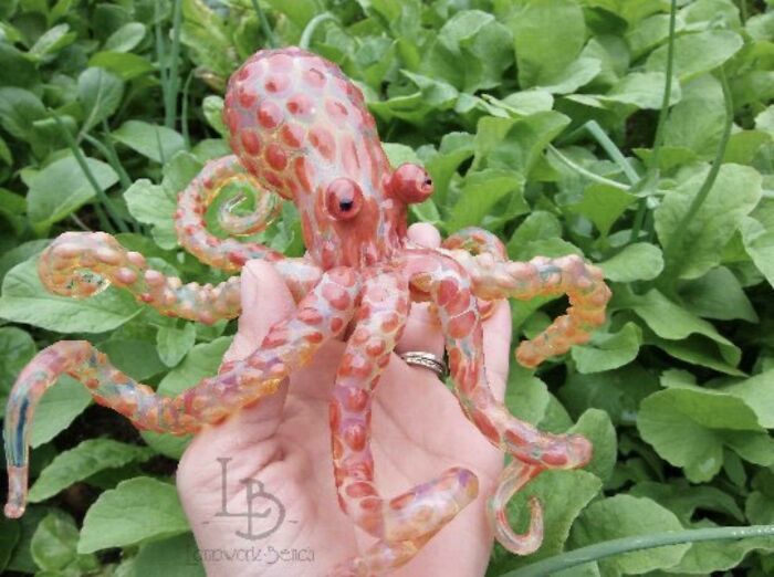 Glass Octopus My Husband Blows Glass And Makes Some Cool Stuff. This Guy Is One Of My Favorites