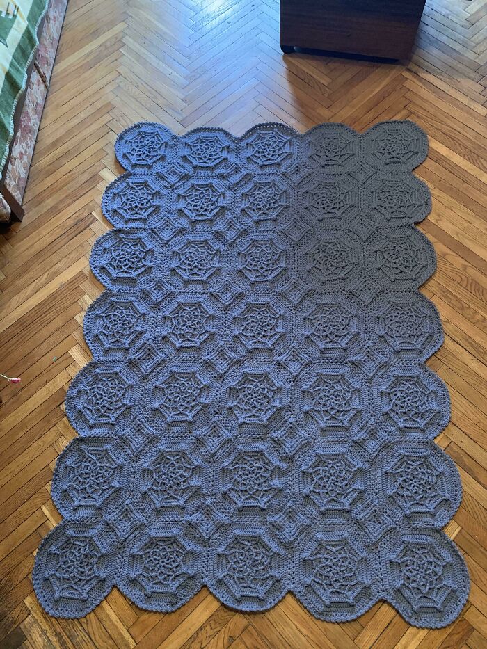 I’ve Finally Finished Crocheting This Blanket For My Russian Language Teacher! I Can’t Wait To Give It To Her!