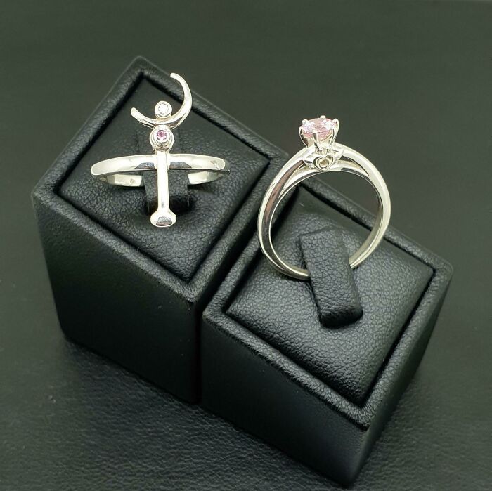 My Dad And I Made Some Sailormoon Inspired Rings! Let Us Know What You Think 
