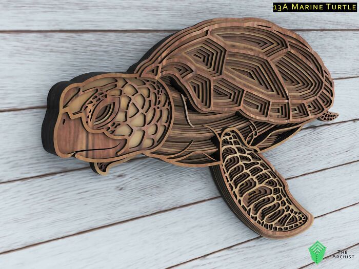 2nd Week In Isolation. I Made This Multilayered Marine Turtle