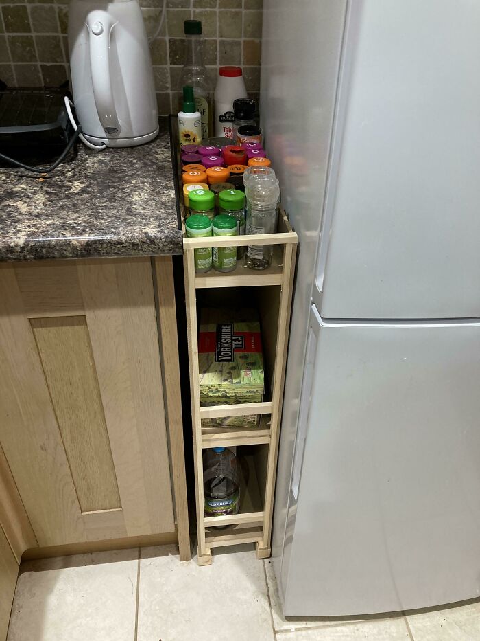 This Awkward Little Gap Has Been A Mess For Ages. Perfect Spot For Some Made To Measure Woodworking