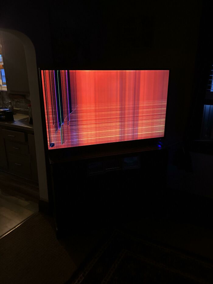 Turned The TV On After A 12 Hour Night At Work