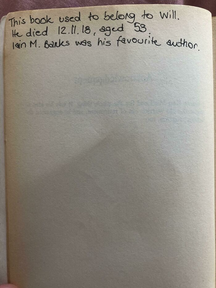 The Note I Found In This Second Hand Book