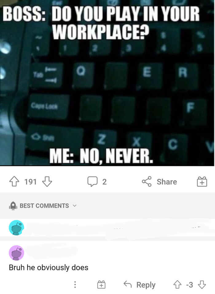 An Accurate Representation Of A Gamer's Cheap Keyboard Tho