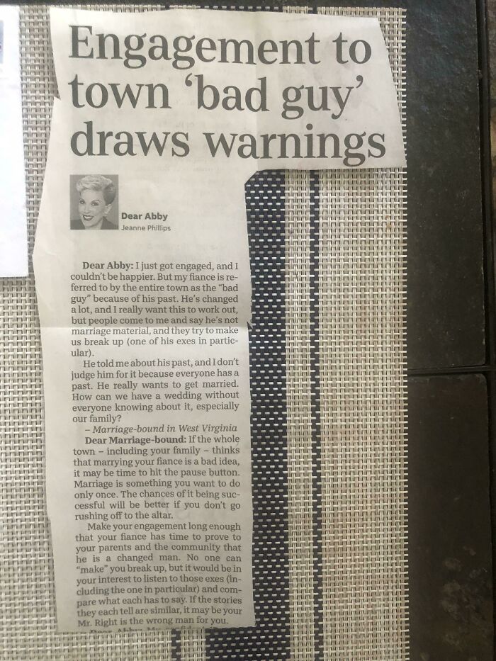 I’m Getting Married In October. Someone Mailed This To Me. No Return Address And My Address Was Typed So I Can’t Identify The Handwriting