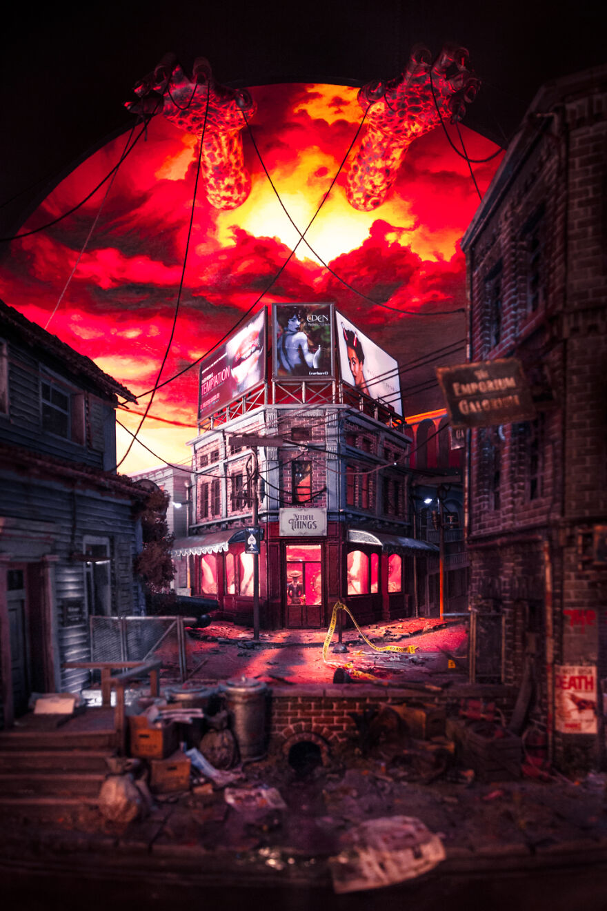 I've Created A Miniature Version Of A Town From Stephen King's Novel