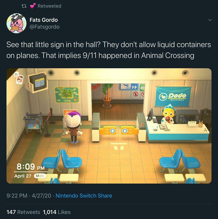 Thanks, I Hate 9/11 In Animal Crossing