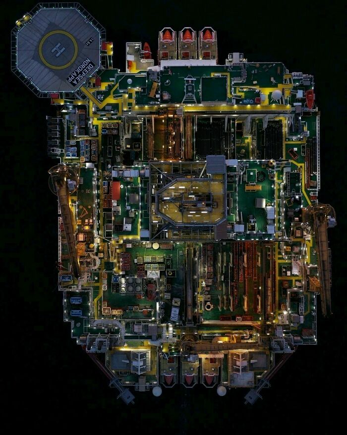 The Deepsea Nordkapp Semi-Submersible Oil Rig