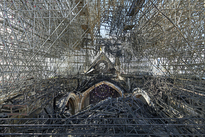 What The Roof Of Notre-Dame Currently Looks Like