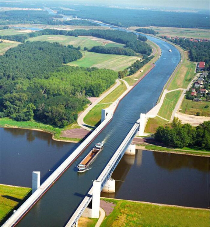 Magdeburg Water Bridge, Germany