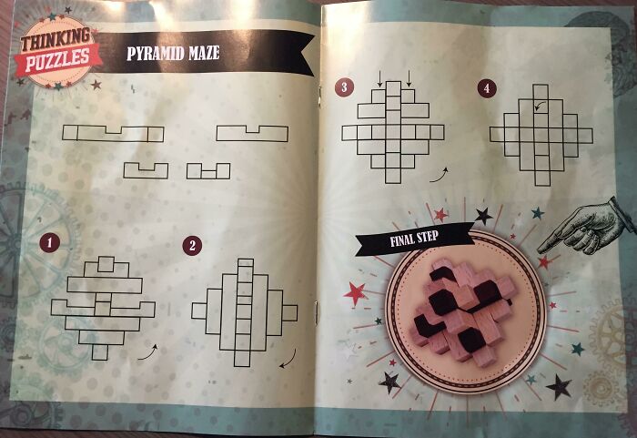 The Instructions For A Wooden Puzzle