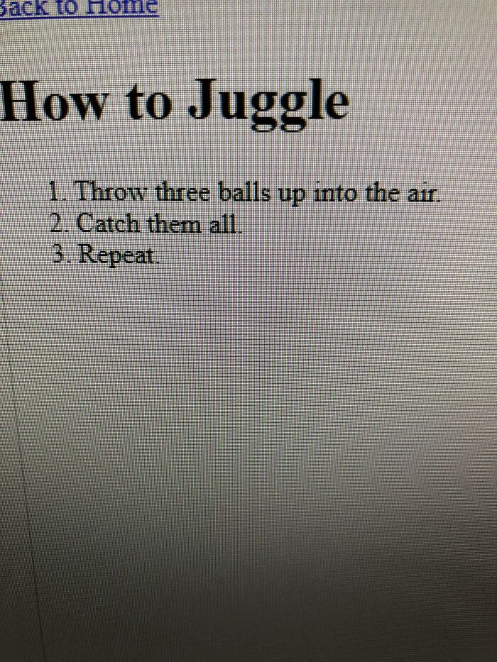 Picture Of These Instructions In My Learn To Code Html Class