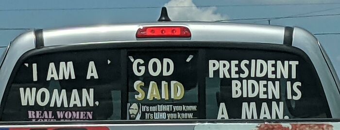 I Am A God President Woman Said Biden Is A Man