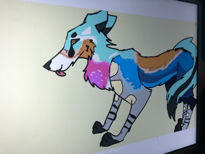 The Black And White Wolf Is Something Mistcatcher Made For Me. Tysm!!!! :3 And The Other Wolf Is One I Made For Mistcatcher! :3