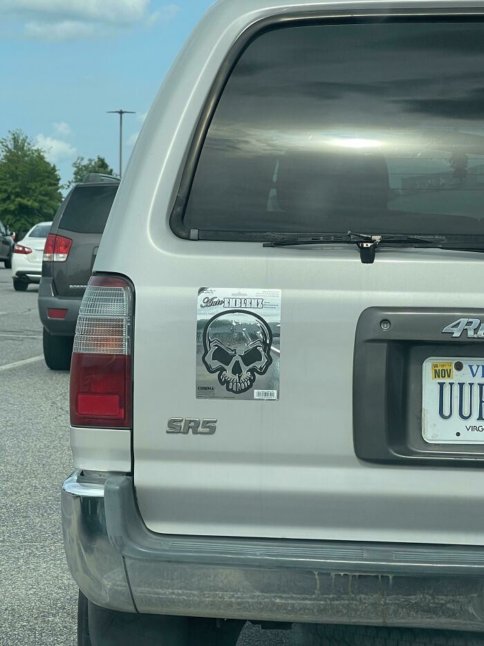 They Paid For The Whole Sticker, I Guess They Are Going To Use The Whole Sticker