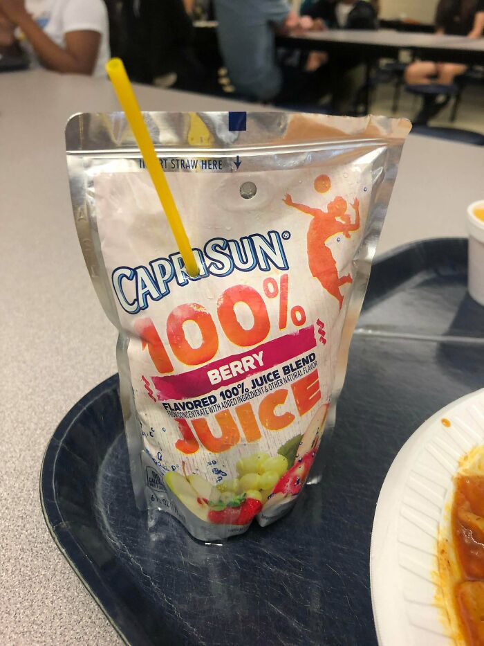 My Friend Drinks Caprisuns Like This