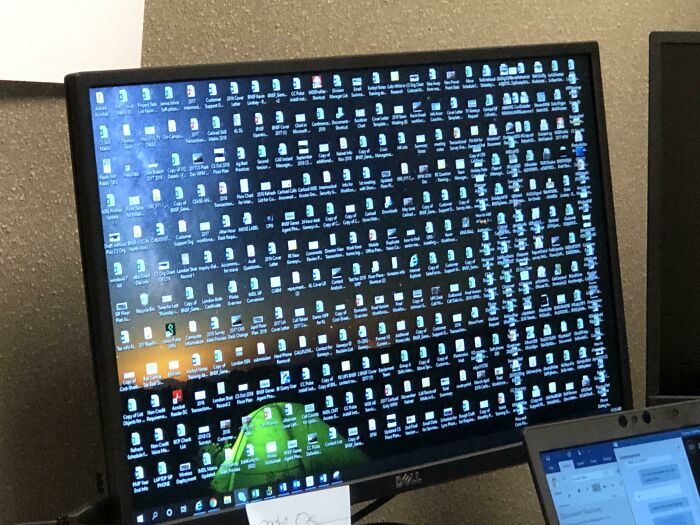 My Coworker's Desktop