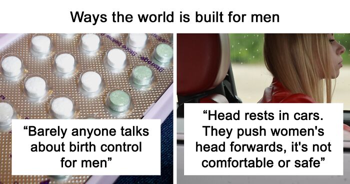 “The World Is Built For Men”: Woman Gives 20 Examples That Show How Women Are Discriminated In Everyday Life