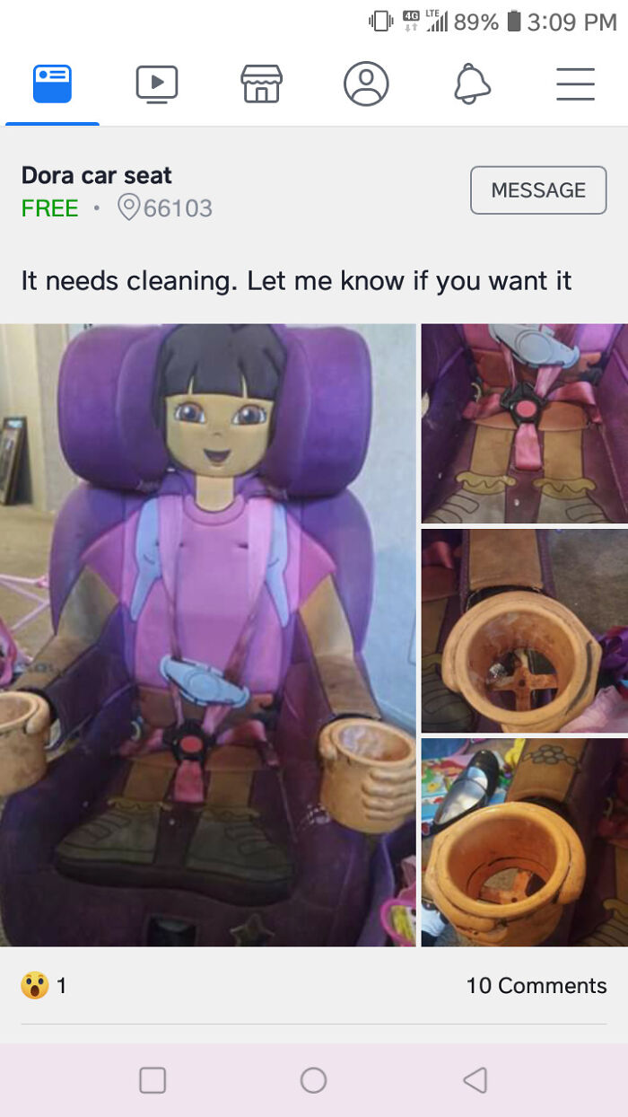 Creepiest Car Seat Ever