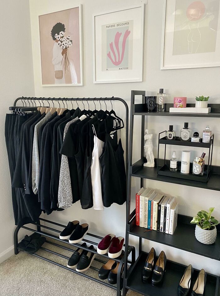 Decided To Create A Capsule Wardrobe For Work Instead Of Just Hanging My Blazers And Pants. Has Made My Mornings Even Easier