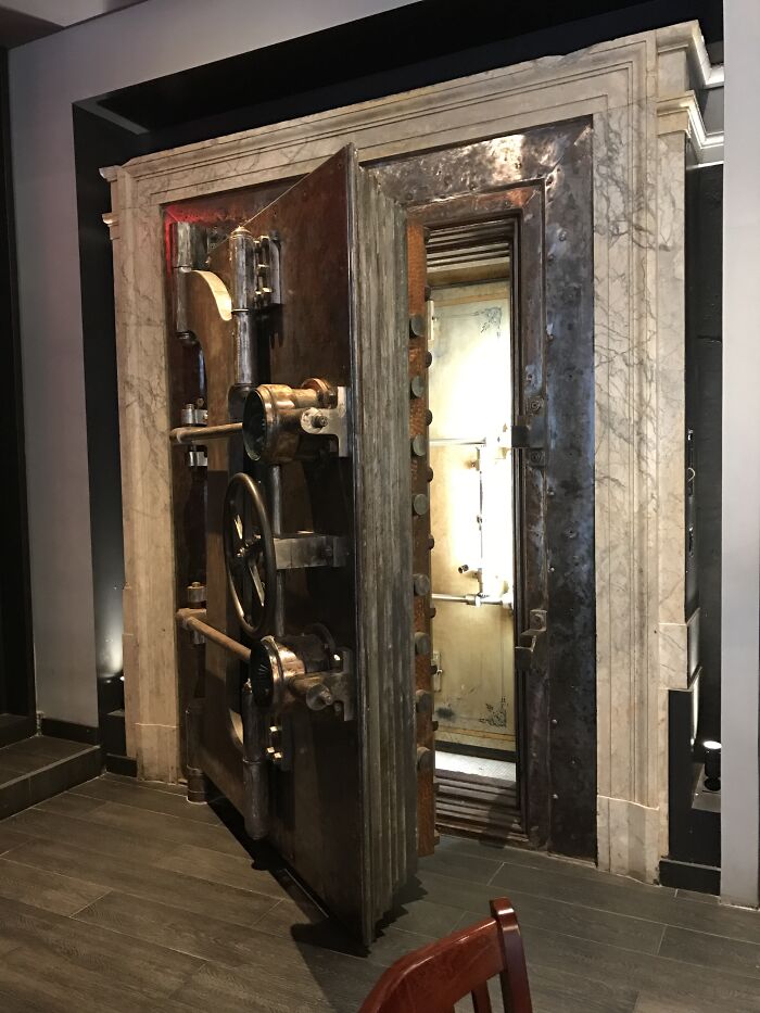 Hotel We Are Staying At In Newark Was Once A Bank