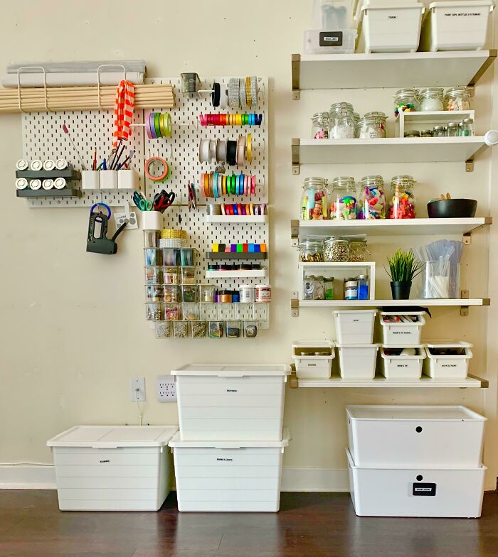 Trying To Create Order In The Madness Of My Work Supplies