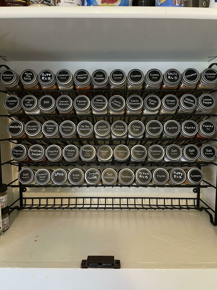Organized My Spice Cabinet Today!