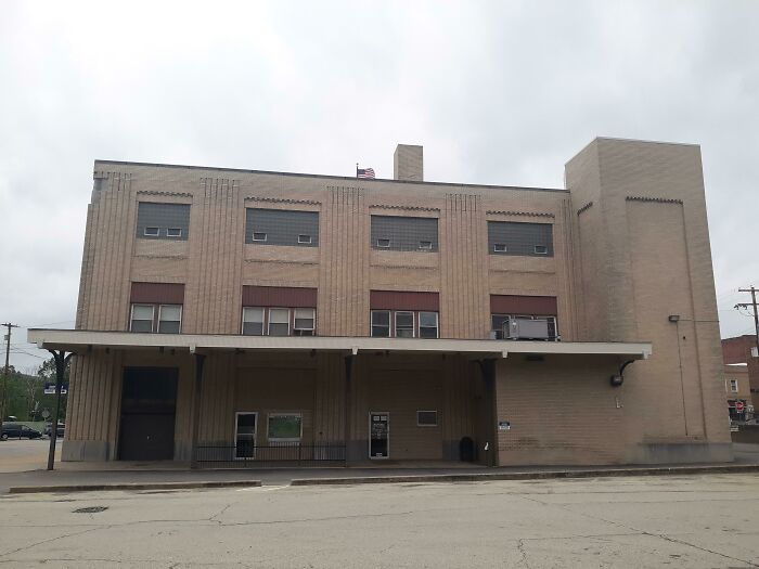 The Scottsdale Bank Building In Connellsville, PA. The Building Originally Built For The West Penn Railway And Served As Both A Station And Offices