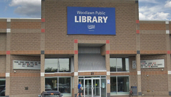 Former Movie Theatre, Now A Library