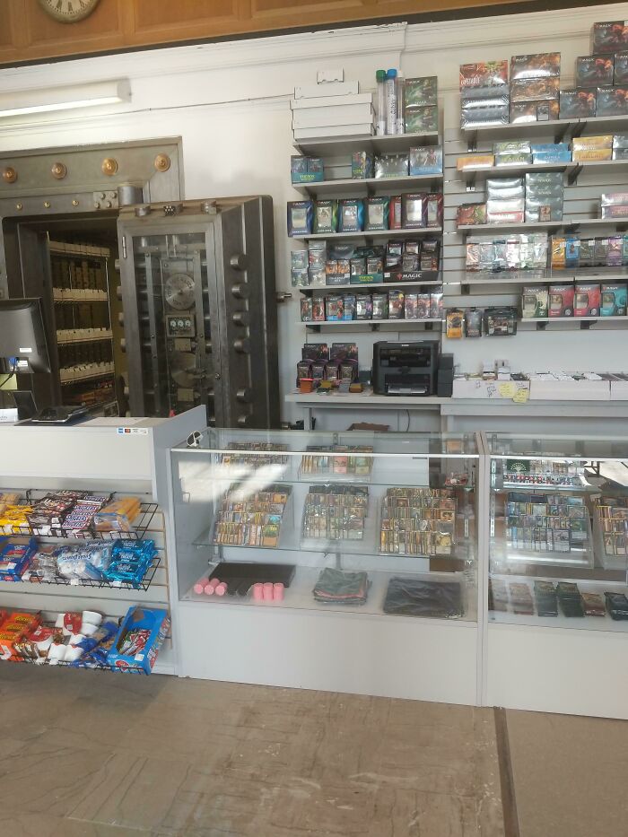 This Game Store Is A Converted Bank