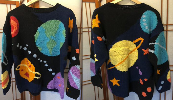 It Took Four Years And A Quarantine For Me To Get Around To Finishing This Vintage Sweater Kit